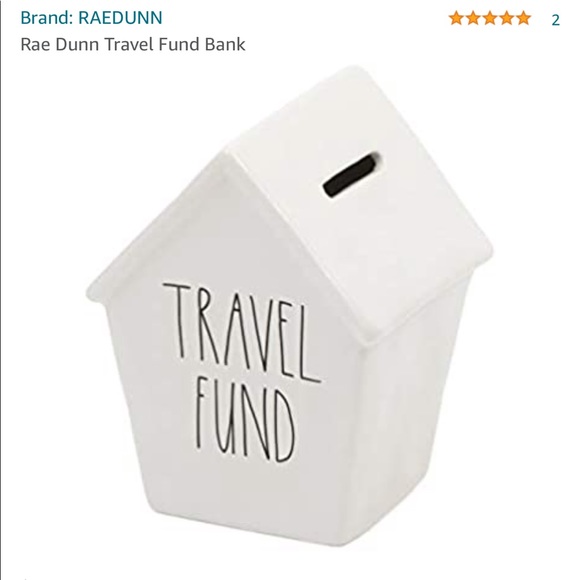 RAE DUNN Travel Funds Bank